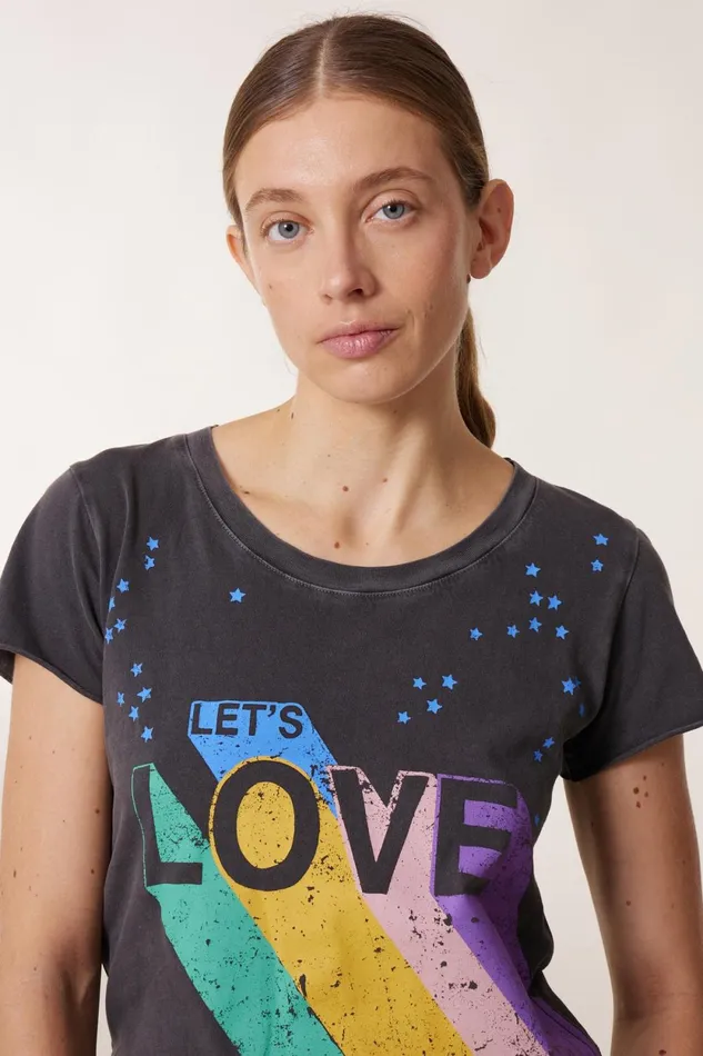 TShirts and Tops Women Leon and Harper Toro Lets TShirt Carbone