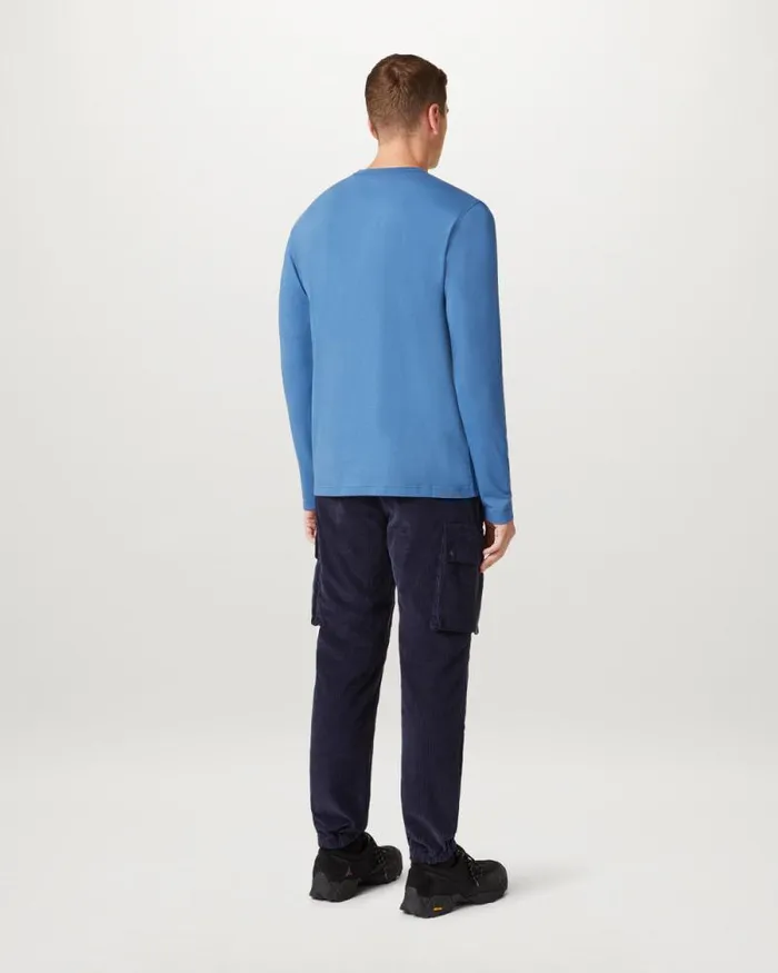 TShirts Men Belstaff Belstaff Long Sleeved TShirt Moonlight Blue TShirts Men Belstaff Belstaff Long Sleeved TShirt Moonlight Blue