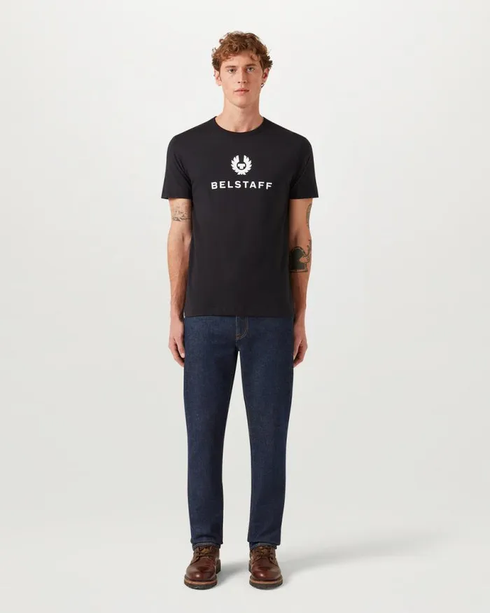 TShirts Men Belstaff Belstaff Signature TShirt Black