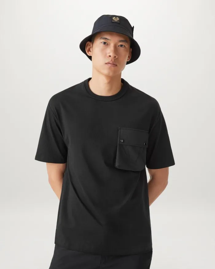 TShirts Men Belstaff Castmaster Pocket TShirt Black TShirts Men Belstaff Castmaster Pocket TShirt Black
