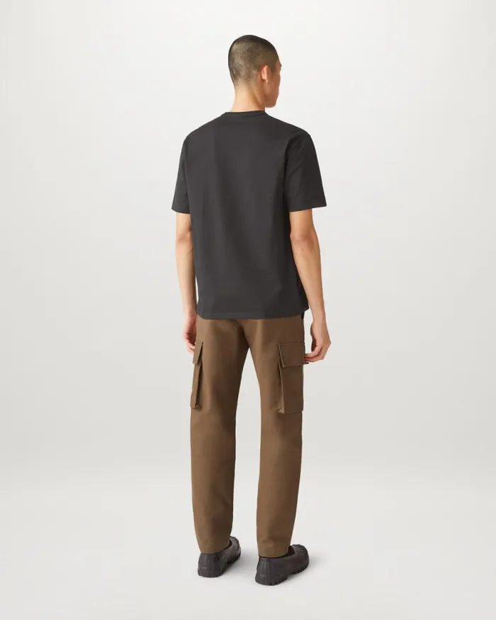 TShirts Men Belstaff Centenary Patch TShirt Black