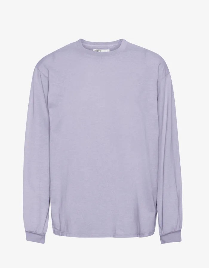 TShirts Oversized Organic LS TShirt 8211 Purple Jade 8211 Colorfulstandard Women
