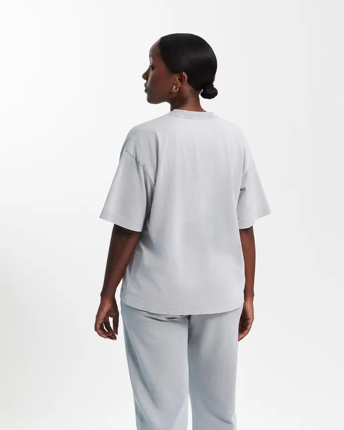 TShirts Women Oversized Organic TShirt 8211 Faded Black Colorfulstandard