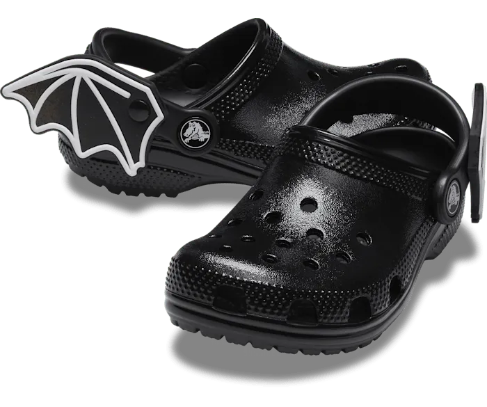 Toddler Classic I AM Bat Clog Black Women Crocs Platforms 038 Wedges