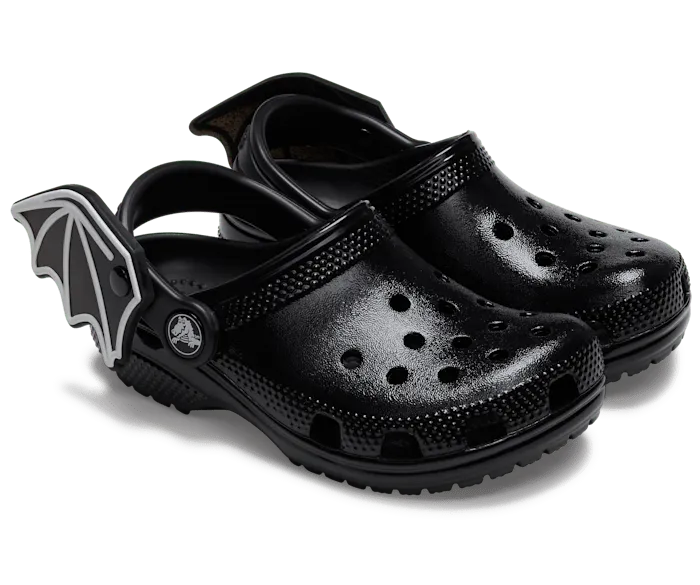 Toddler Classic I AM Bat Clog Black Women Crocs Platforms 038 Wedges