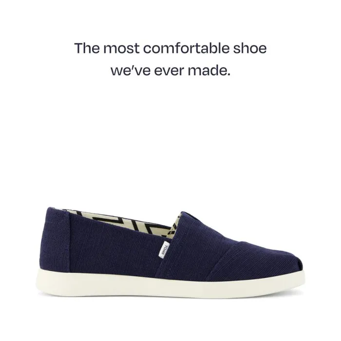 Toms Alpargatas Alpargata Plus Navy Heritage Canvas 8211 Women