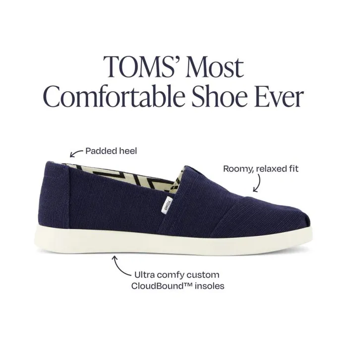 Toms Alpargatas Alpargata Plus Navy Heritage Canvas 8211 Women