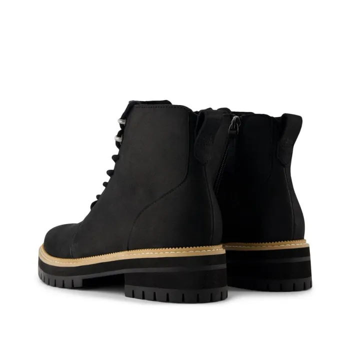 Toms Boots and Booties Wylder Boot Water Resistant Black Nubuck Leather 8211 Women