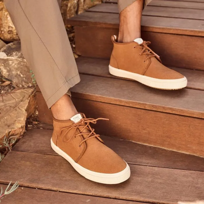 Toms Dress Casual Carlo Mid Terrain Sneaker Walnut Water Resistant Leather 8211 Men Toms Dress Casual Carlo Mid Terrain Sneaker Walnut Water Resistant Leather 8211 Men