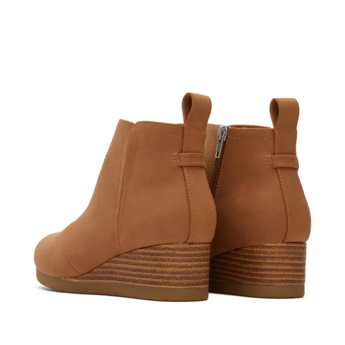 Toms Dress Casual Clare Kids Wedge Boot Tan 8211 Kids