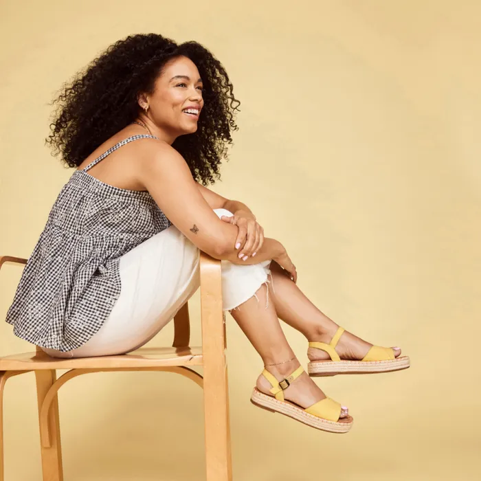 Toms Espadrilles Abby Flatform Espadrille Sandal Pineapple Yellow 8211 Women Toms Espadrilles Abby Flatform Espadrille Sandal Pineapple Yellow 8211 Women