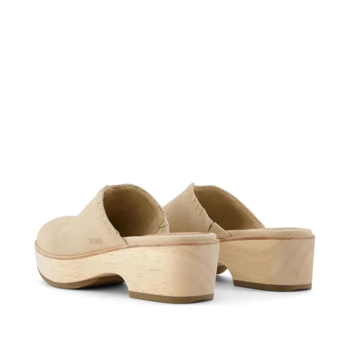 Toms Heels and Wedges Addison Clog Heel Deco Natural 8211 Women