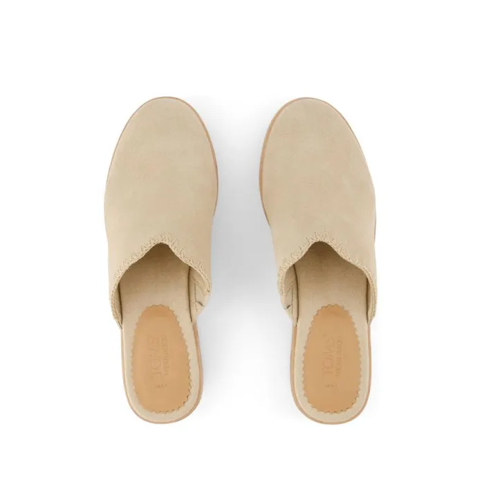 Toms Heels and Wedges Addison Clog Heel Deco Natural 8211 Women