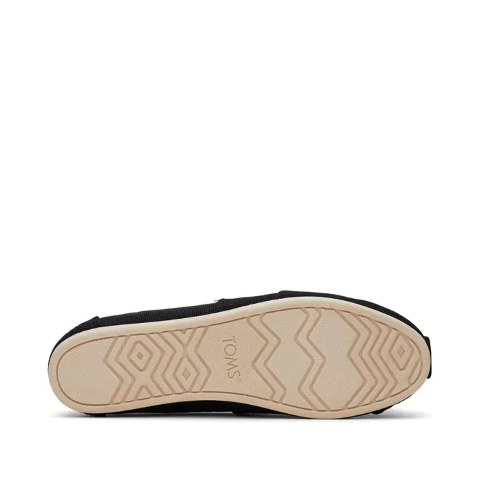 Toms Slip Ons Alpargata Black Heritage Canvas 8211 Women