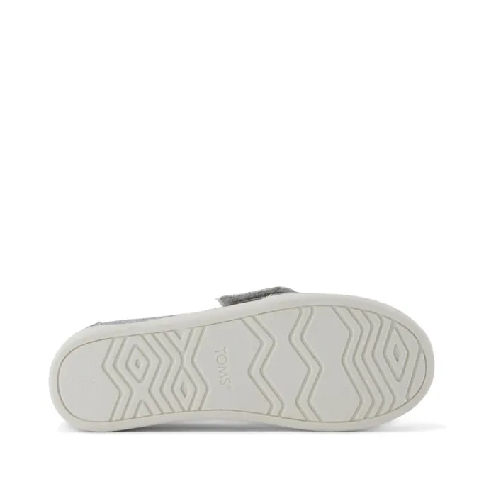 Toms Slip Ons Alpargata Classic Kids Shoe Silver Iridescent Glimmer 8211 Kids