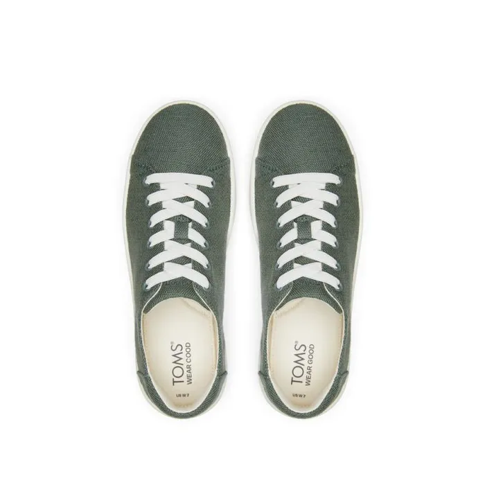 Toms Slip Ons Verona LaceUp Sneaker Bonsai Green 8211 Women