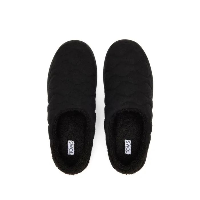 Toms Slippers Ezra Convertible Slipper Black Quilted Felt 8211 Women Toms Slippers Ezra Convertible Slipper Black Quilted Felt 8211 Women