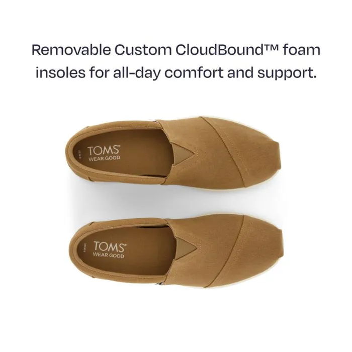 Toms Sneakers Alp FWD Tan Canvas 8211 Men