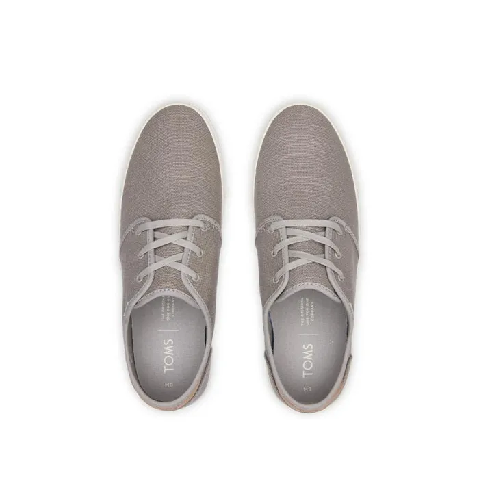 Toms Sneakers Carlo LaceUp Sneaker Grey Heritage Canvas 8211 Men Toms Sneakers Carlo LaceUp Sneaker Grey Heritage Canvas 8211 Men