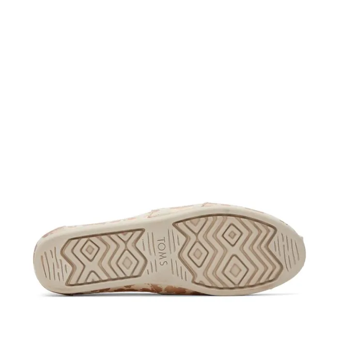 Toms TOMS Classics Alpargata Cloudbound Beige Ojai Floral Foil 8211 Women