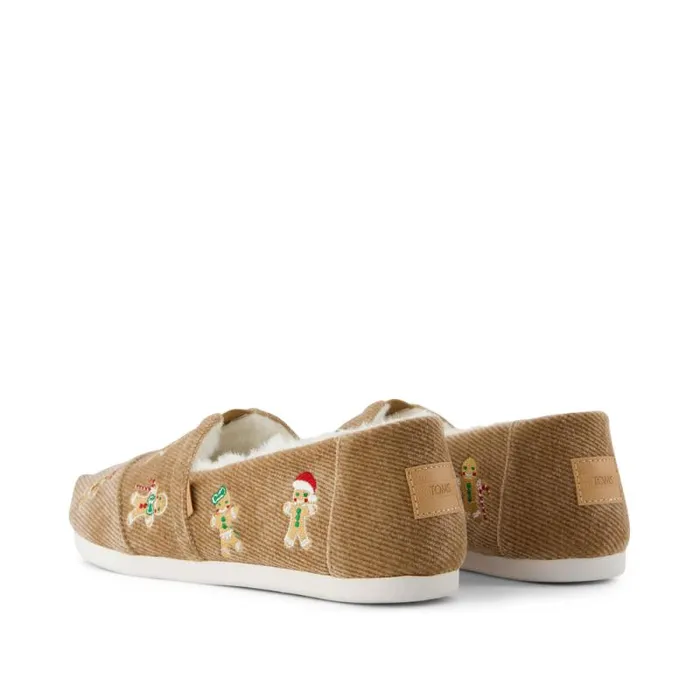 Toms TOMS Classics Alpargata Cloudbound Cozy Corduroy Embroidered Gingerbread 8211 Women Toms TOMS Classics Alpargata Cloudbound Cozy Corduroy Embroidered Gingerbread 8211 Women