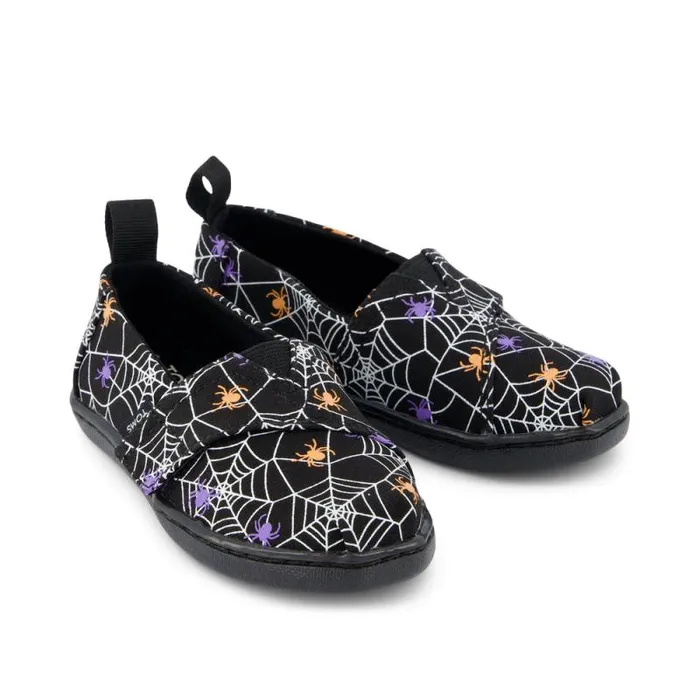 Toms TOMS Classics Alpargata Toddler Shoe Black Glow In The Dark Spiders 8211 KidsWomen Toms TOMS Classics Alpargata Toddler Shoe Black Glow In The Dark Spiders 8211 KidsWomen