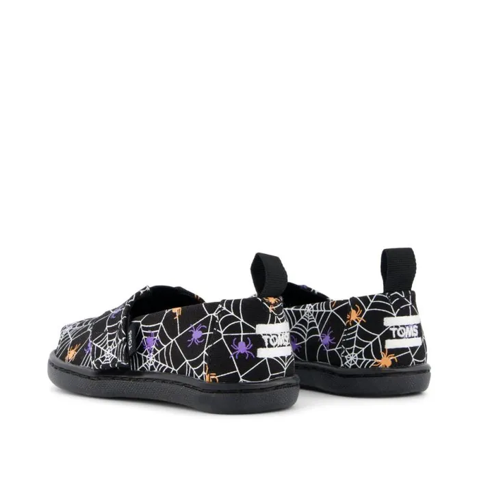 Toms TOMS Classics Alpargata Toddler Shoe Black Glow In The Dark Spiders 8211 KidsWomen Toms TOMS Classics Alpargata Toddler Shoe Black Glow In The Dark Spiders 8211 KidsWomen