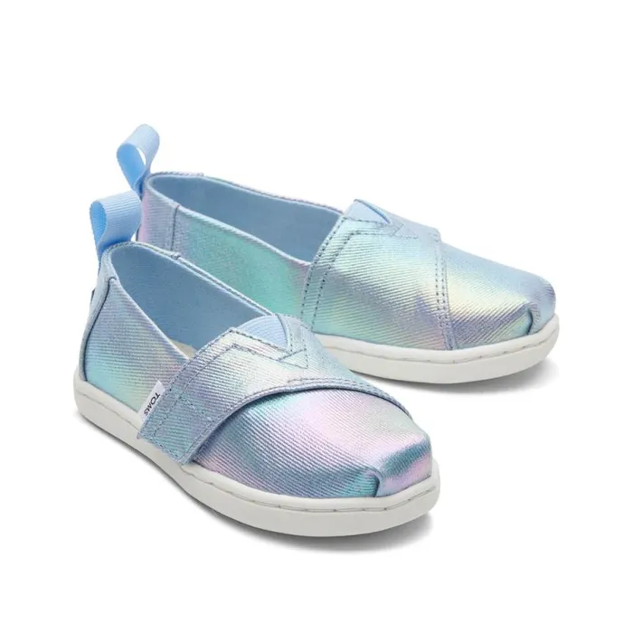 Toms TOMS Classics Alpargata Toddler Shoe Canvas Iridescent 8211 KidsWomen