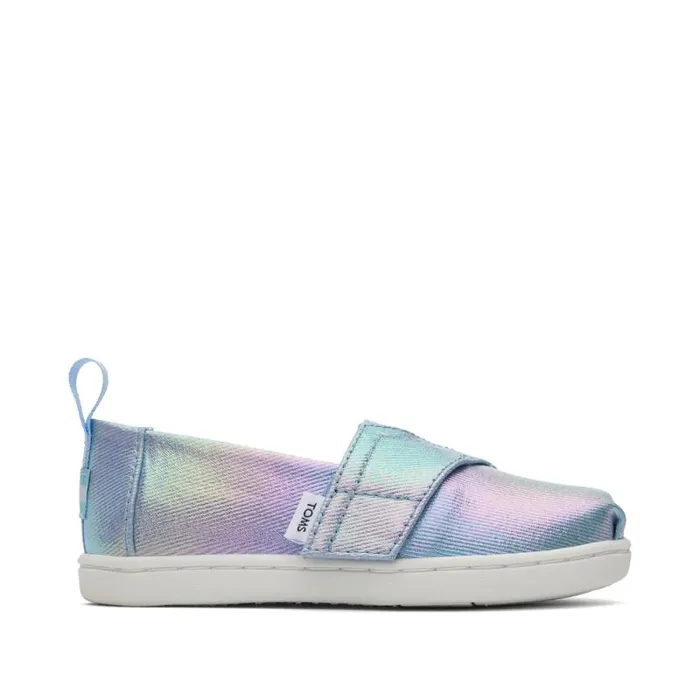 Toms TOMS Classics Alpargata Toddler Shoe Canvas Iridescent 8211 KidsWomen Toms TOMS Classics Alpargata Toddler Shoe Canvas Iridescent 8211 KidsWomen