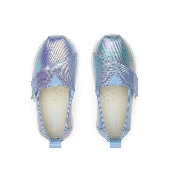 Toms TOMS Classics Alpargata Toddler Shoe Canvas Iridescent 8211 KidsWomen Toms TOMS Classics Alpargata Toddler Shoe Canvas Iridescent 8211 KidsWomen