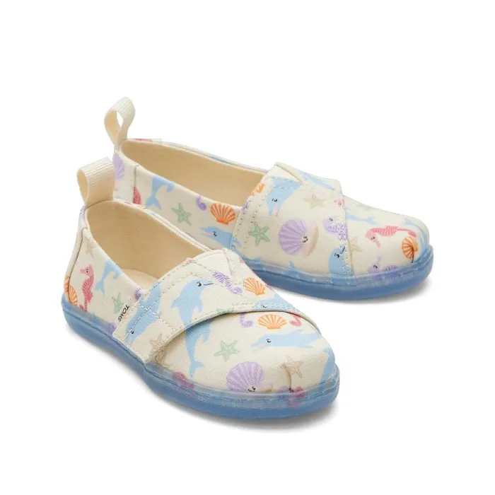 Toms TOMS Classics Alpargata Toddler Shoe Ocean Friends 8211 KidsWomen