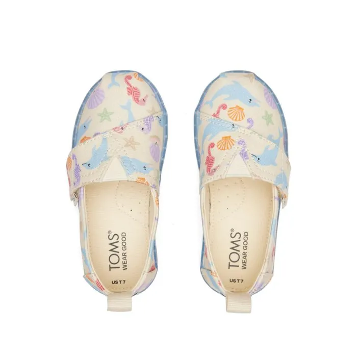 Toms TOMS Classics Alpargata Toddler Shoe Ocean Friends 8211 KidsWomen