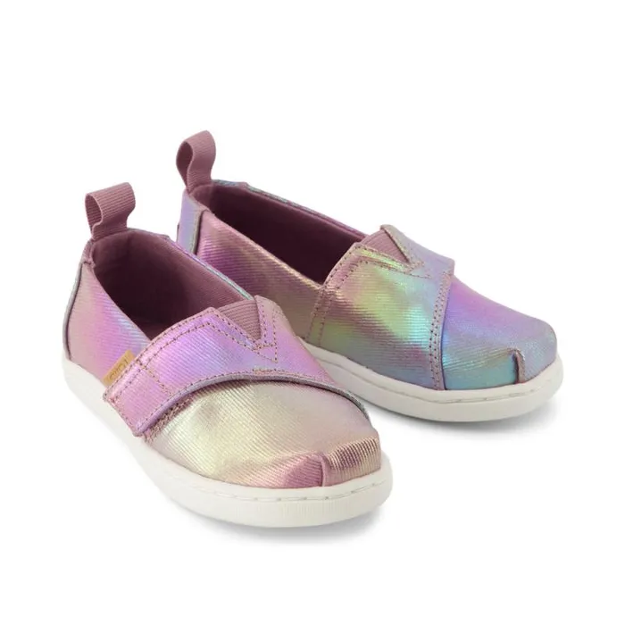 Toms TOMS Classics Alpargata Toddler Shoe Purple Iridescent 8211 KidsWomen