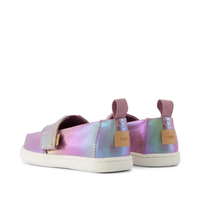 Toms TOMS Classics Alpargata Toddler Shoe Purple Iridescent 8211 KidsWomen