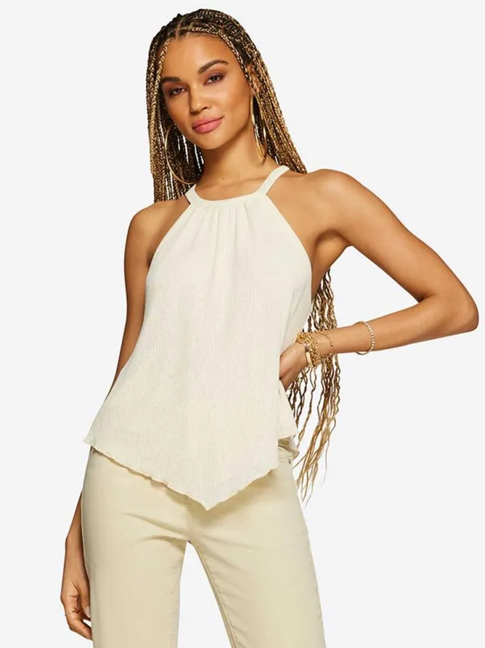 Tops Clothing Jessica Simpson Codie Tank In Parchment