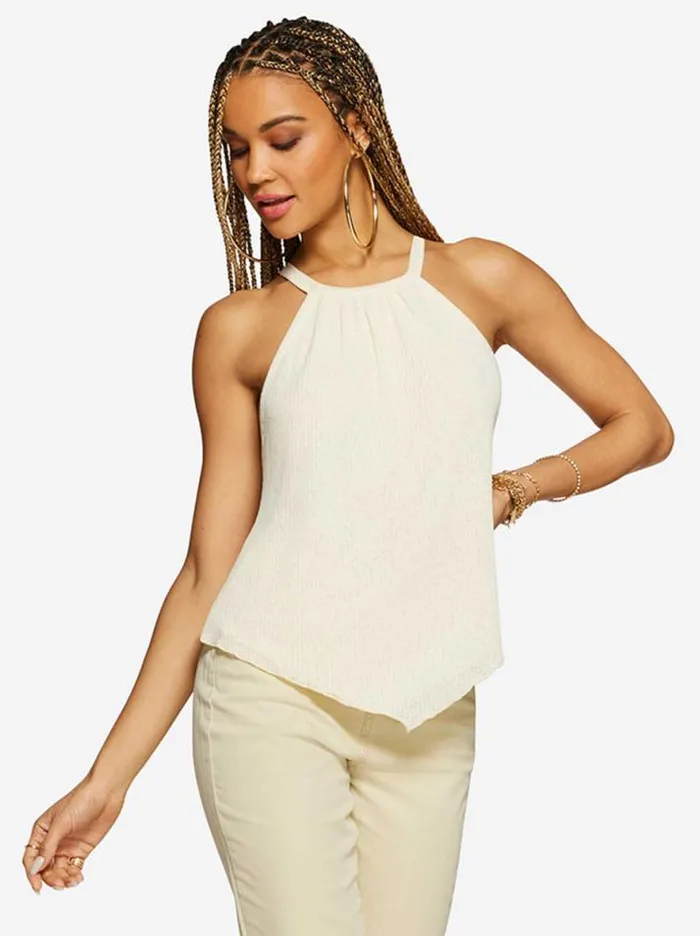 Tops Clothing Jessica Simpson Codie Tank In Parchment