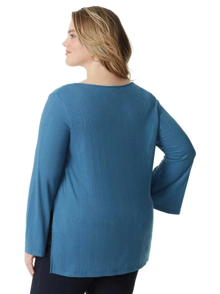 Tops Clothing Jessica Simpson Jasleen Top In Sargasso Sea