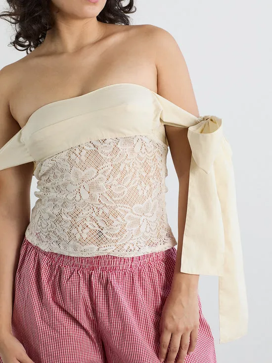 Tops Lisa Says Gah Women Open Wings Top Ivory Tops Lisa Says Gah Women Open Wings Top Ivory