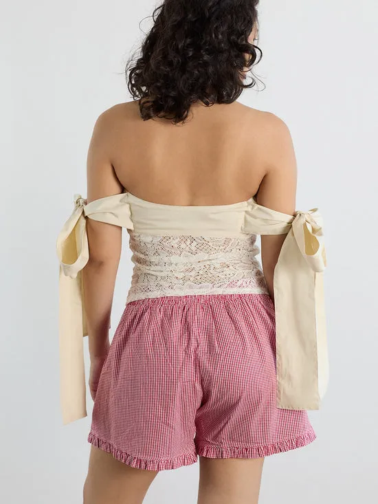 Tops Lisa Says Gah Women Open Wings Top Ivory Tops Lisa Says Gah Women Open Wings Top Ivory