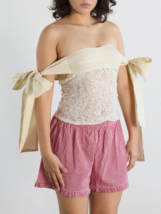Tops Lisa Says Gah Women Open Wings Top Ivory Tops Lisa Says Gah Women Open Wings Top Ivory