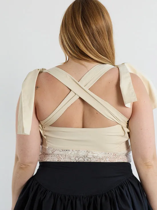 Tops Lisa Says Gah Women Open Wings Top Ivory Tops Lisa Says Gah Women Open Wings Top Ivory