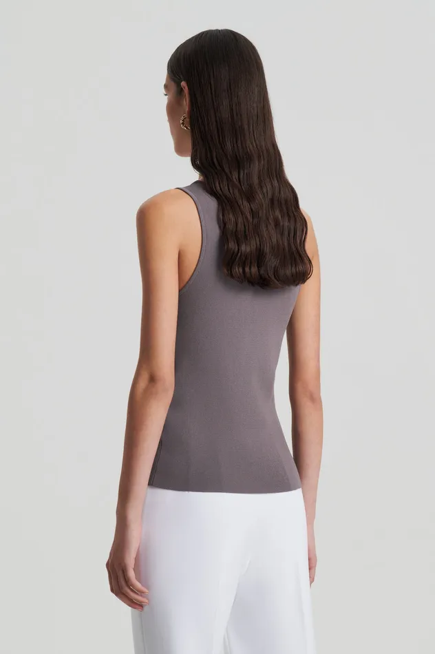 Tops Scanlan Theodore Women CREPE KNIT SINGLET TORBA Tops Scanlan Theodore Women CREPE KNIT SINGLET TORBA