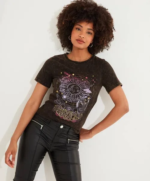 Tops Tunics and Blouses Apparel Joebrowns Mystical Wonder TShirt Charcoal
