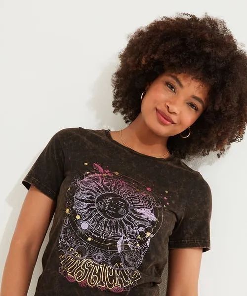 Tops Tunics and Blouses Apparel Joebrowns Mystical Wonder TShirt Charcoal