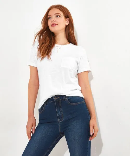 Tops Tunics and Blouses Joebrowns Apparel All In The Details Tee BlueCoral
