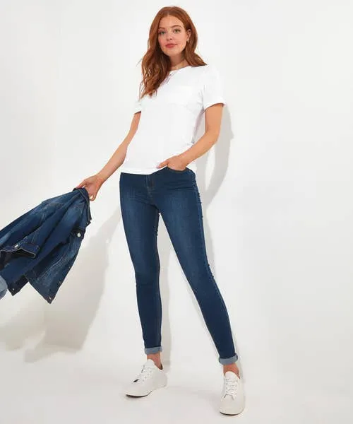 Tops Tunics and Blouses Joebrowns Apparel All In The Details Tee BlueCoral