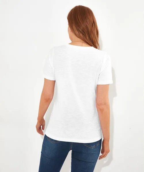 Tops Tunics and Blouses Joebrowns Apparel All In The Details Tee BlueCoral