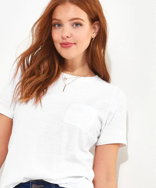 Tops Tunics and Blouses Joebrowns Apparel All In The Details Tee BlueCoral