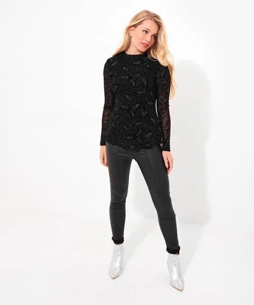 Tops Tunics and Blouses Mesmerising Mesh Top Black Joebrowns Apparel Tops Tunics and Blouses Mesmerising Mesh Top Black Joebrowns Apparel