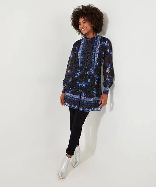 Tops Tunics and Blouses Mystical Magic Tunic Dress Black Joebrowns Apparel Tops Tunics and Blouses Mystical Magic Tunic Dress Black Joebrowns Apparel